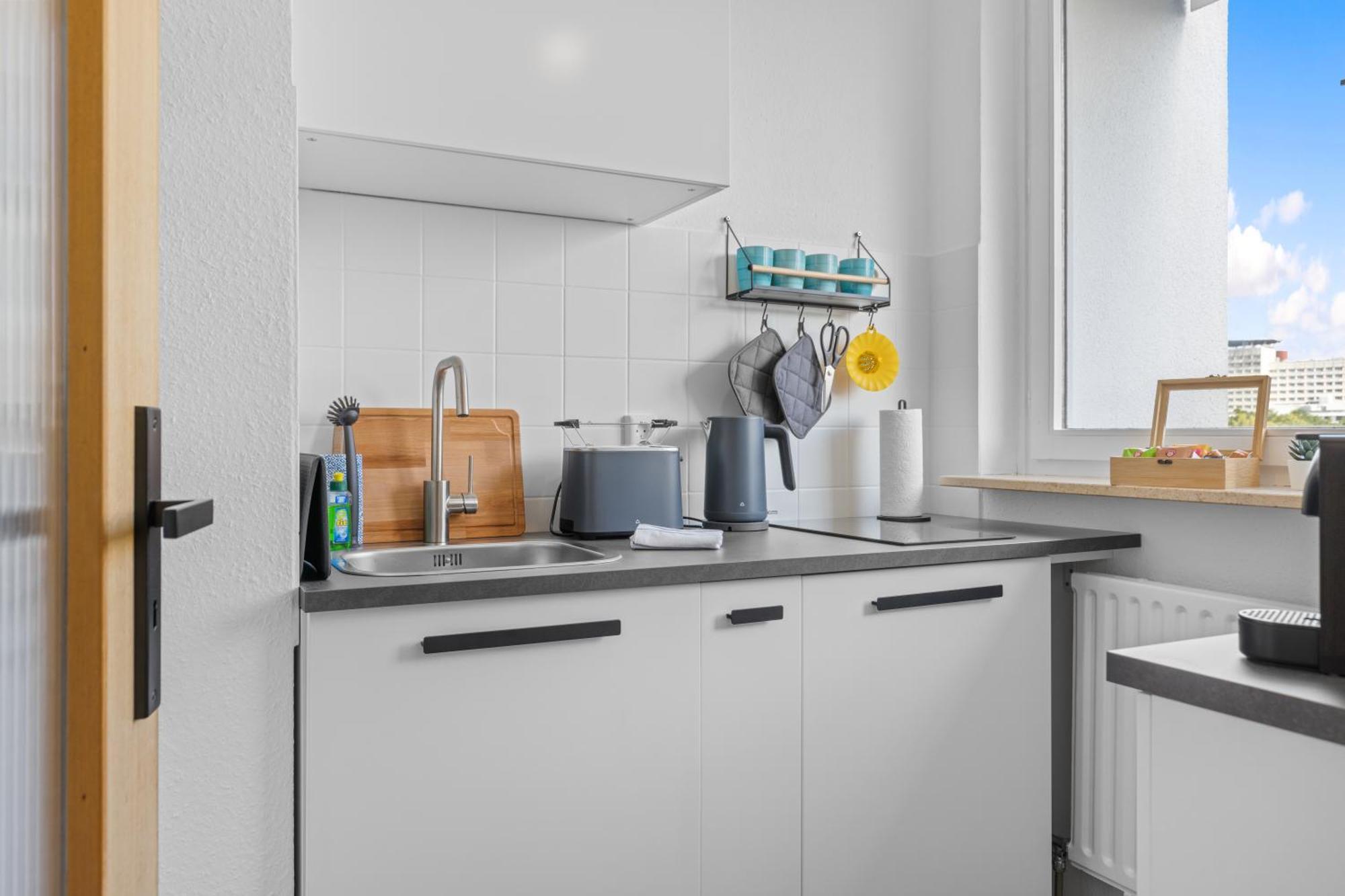 Sonniges City-Apartment Mit Suedbalkon Und Parklatz Neusass Bagian luar foto