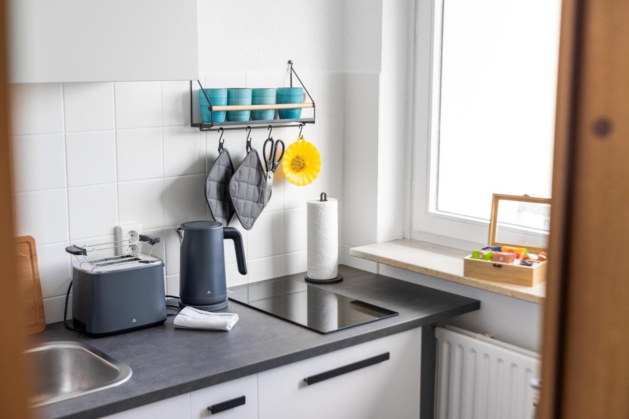 Sonniges City-Apartment Mit Suedbalkon Und Parklatz Neusass Bagian luar foto